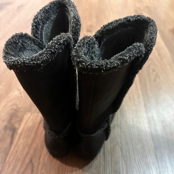 🍷360 easysport black mid calf booties size 8.5 - Picture 4 of 6